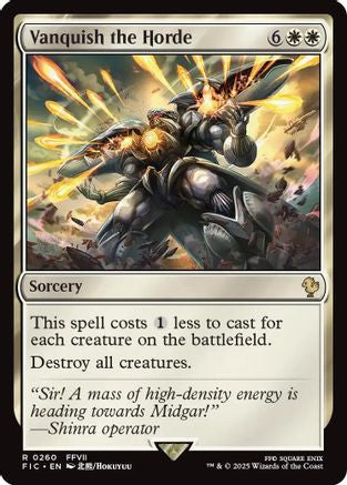 Vanquish the Horde (Surge Foil) [FINAL FANTASY Commander]