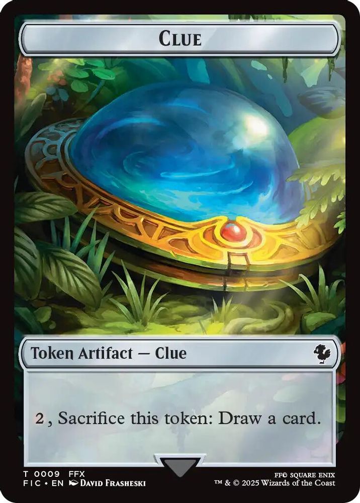 Clue // Treasure Double-Sided Token [FINAL FANTASY Commander Tokens]