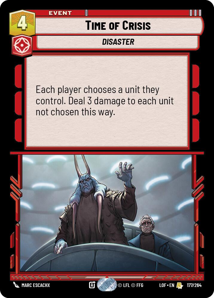 Time of Crisis (177/264) (177/264) [Legends of the Force]