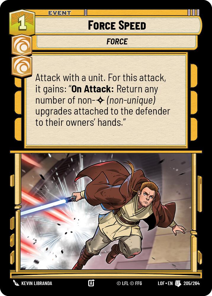 Force Speed (205/264) (205/264) [Legends of the Force]