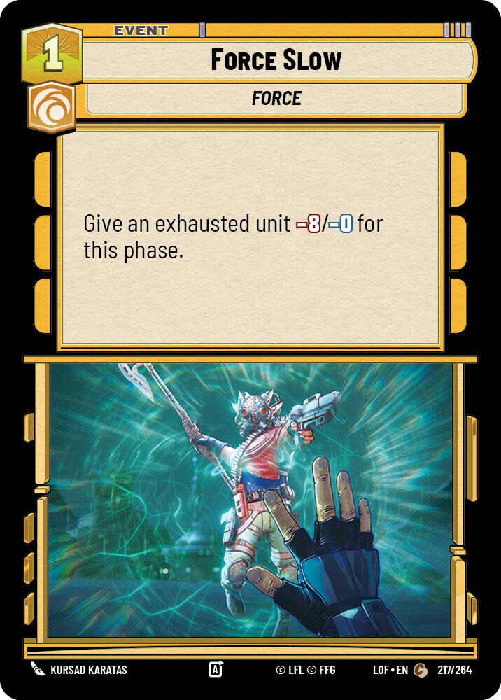 Force Slow (217/264) (217/264) [Legends of the Force]