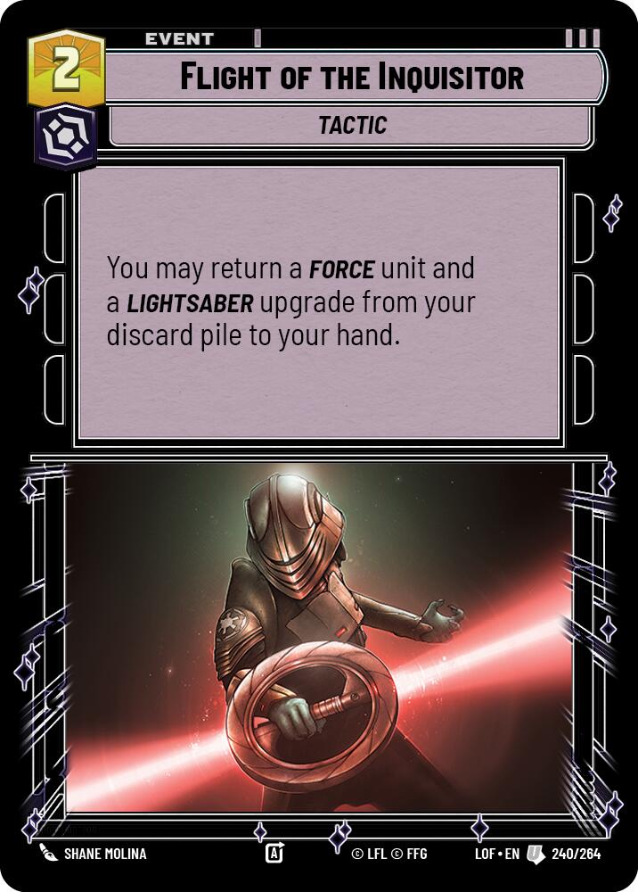 Flight of the Inquisitor (240/264) (240/264) [Legends of the Force]