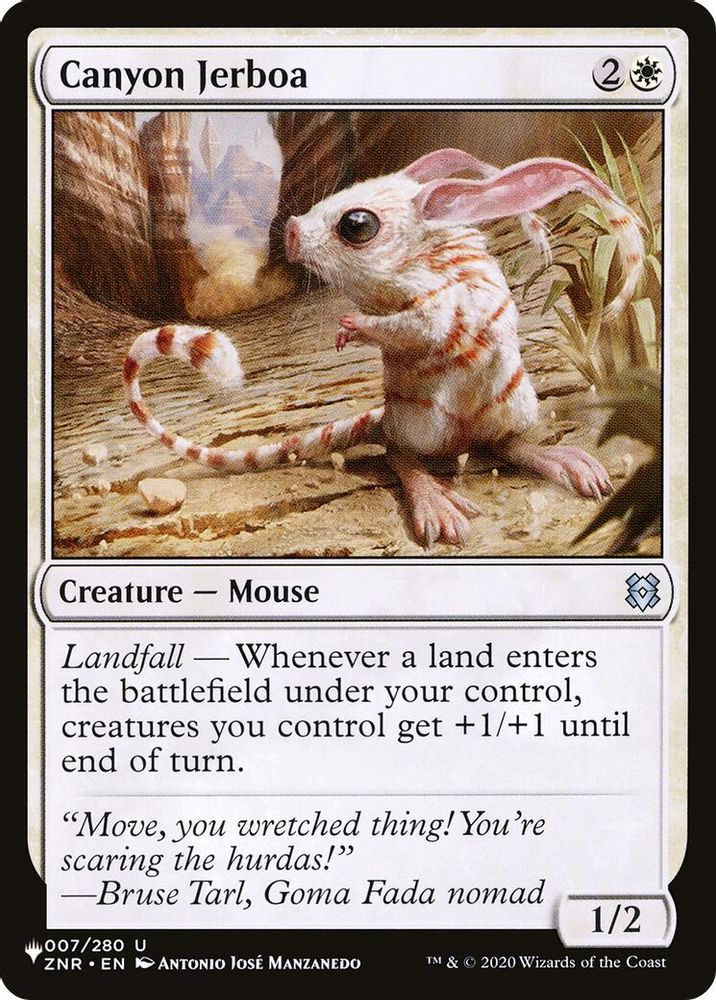 Canyon Jerboa [The List]