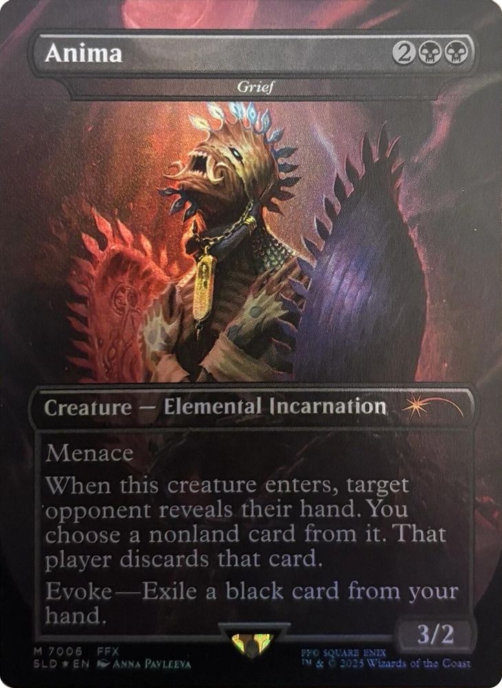 Anima - Grief (Rainbow Foil) [Secret Lair Drop Series]