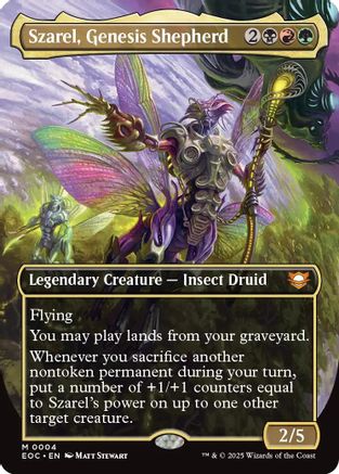 Szarel, Genesis Shepherd (Borderless) [Edge of Eternities Commander]