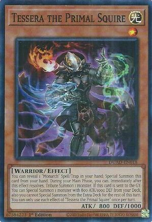 Tessera the Primal Squire [DUAD-EN018] Super Rare