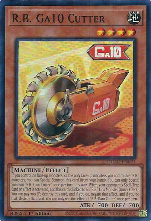 R.B. Ga10 Cutter [DUAD-EN091] Super Rare