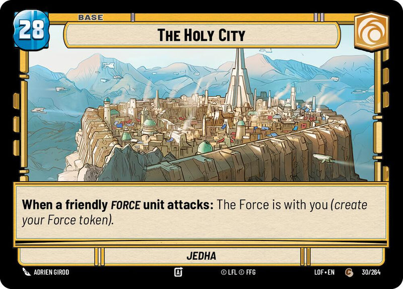 The Holy City // Shield (030/264 // T02/T03) (030/264 // T02/T03) [Legends of the Force]