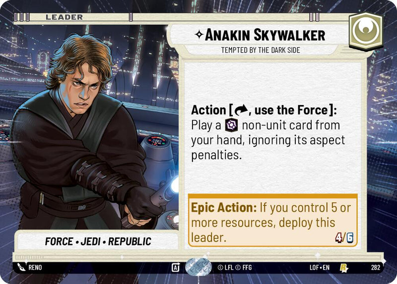 Anakin Skywalker - Tempted by the Dark Side (282) (Hyperspace) (282) [Legends of the Force]