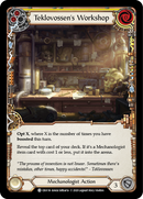 Teklovossen's Workshop (Yellow) [CRU116] (Crucible of War)  1st Edition Rainbow Foil