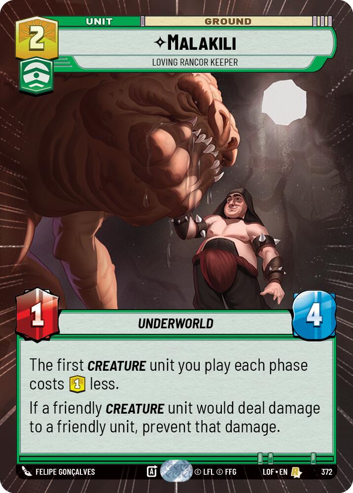 Malakili - Loving Rancor Keeper (372) (Hyperspace) (372) [Legends of the Force]