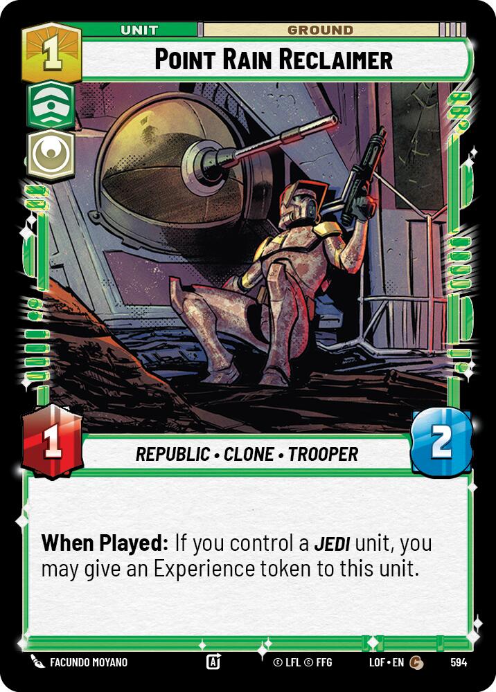 Point Rain Reclaimer (594) (Foil) (594) [Legends of the Force]