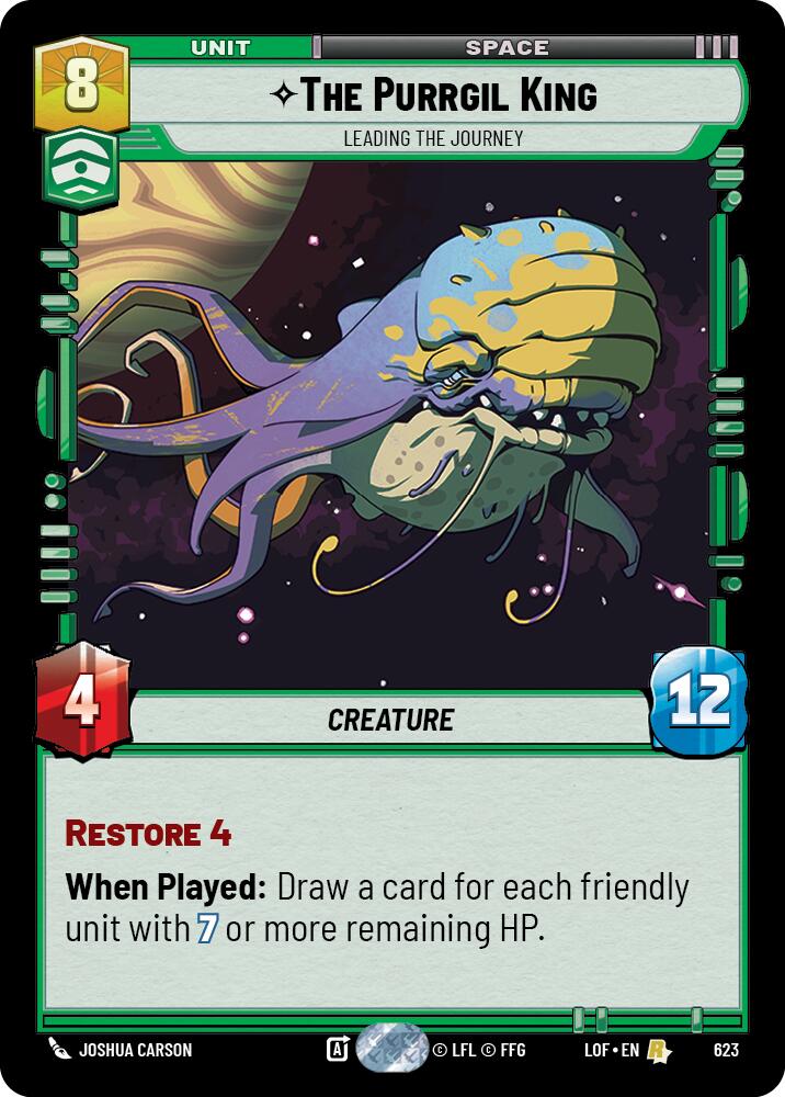 The Purrgil King - Leading The Journey (623) (Foil) (623) [Legends of the Force]