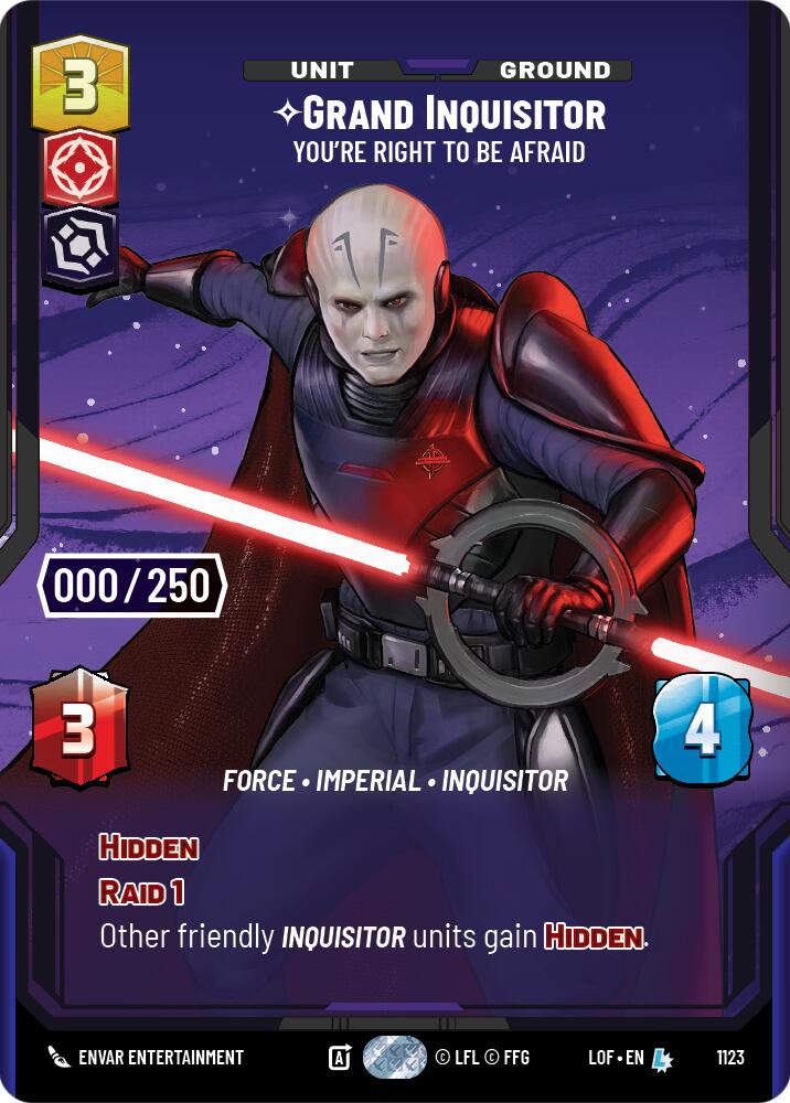 Grand Inquisitor - You're Right to Be Afraid (1123) (Serialized) (1123) [Legends of the Force]
