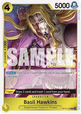 Basil Hawkins (Judge Pack Vol. 6) [One Piece Promotion Cards]