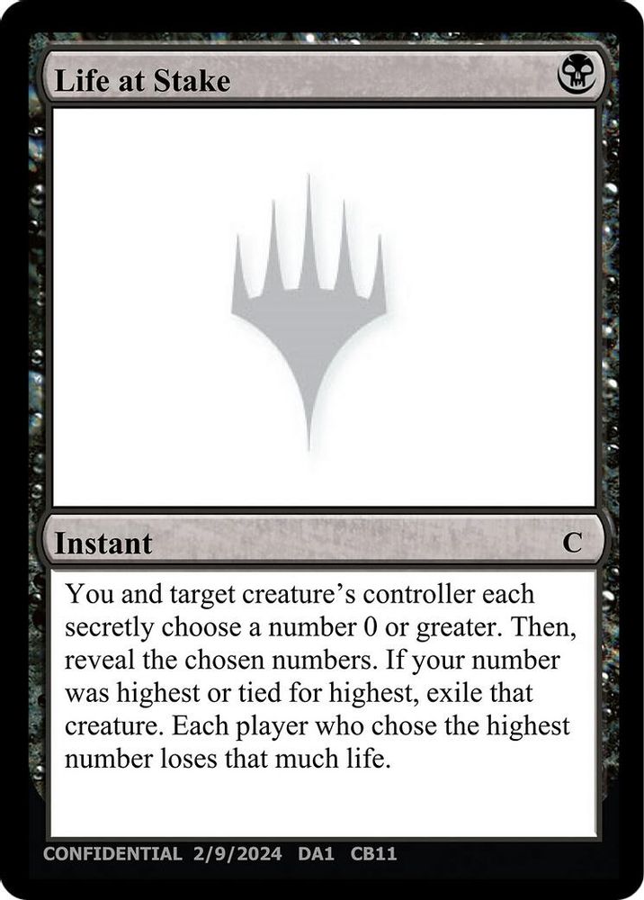 Life at Stake [Unknown Event]