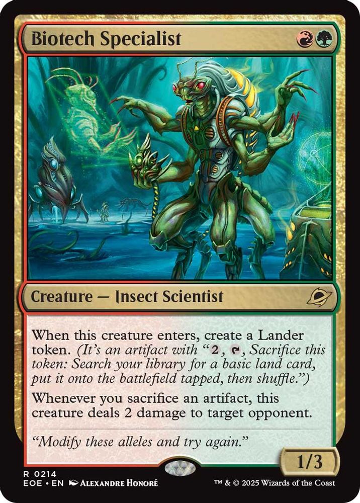 Biotech Specialist [Edge of Eternities]