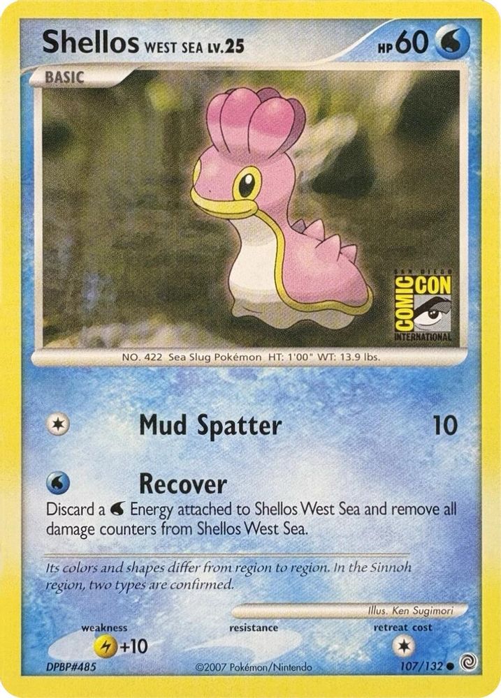 Shellos West Sea (107/132) (SDCC 2007) [Miscellaneous Cards]