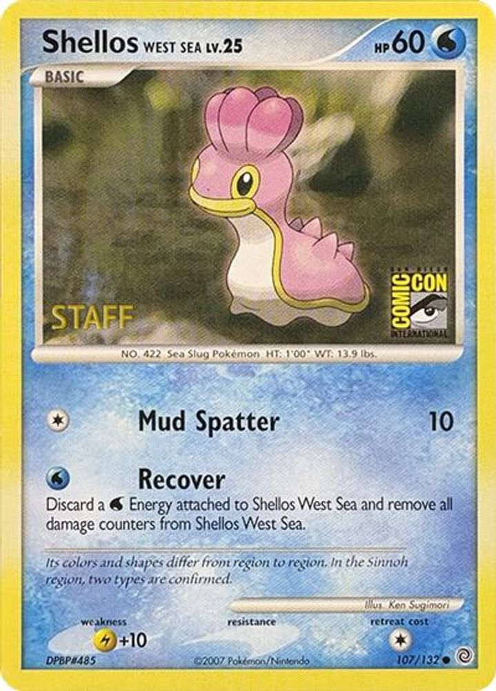 Shellos West Sea (107/132) (SDCC 2007 Staff) [Miscellaneous Cards]