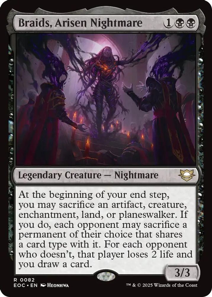 Braids, Arisen Nightmare [Edge of Eternities Commander]