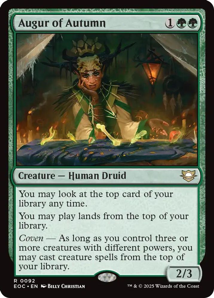 Augur of Autumn [Edge of Eternities Commander]