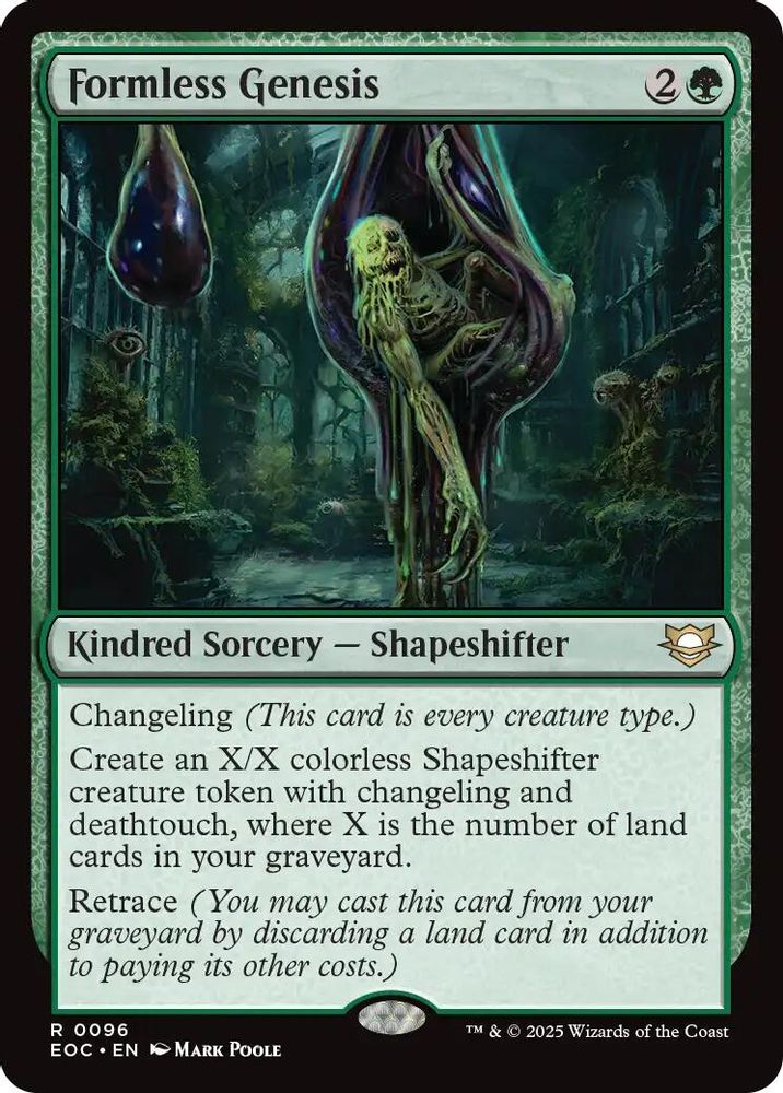 Formless Genesis [Edge of Eternities Commander]