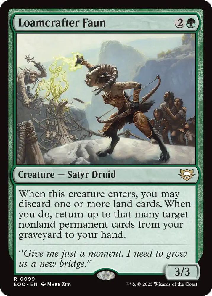 Loamcrafter Faun [Edge of Eternities Commander]