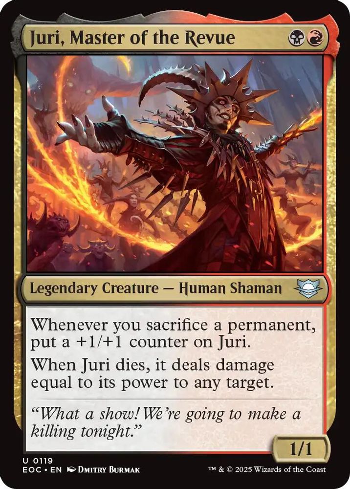 Juri, Master of the Revue [Edge of Eternities Commander]