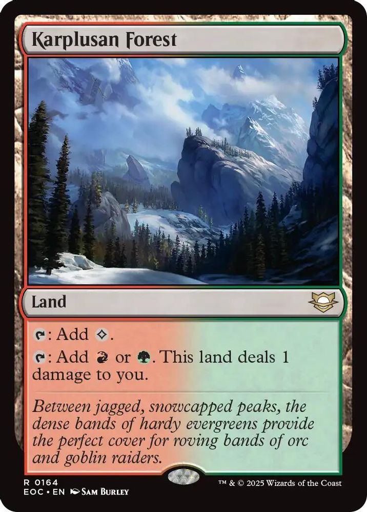 Karplusan Forest [Edge of Eternities Commander]