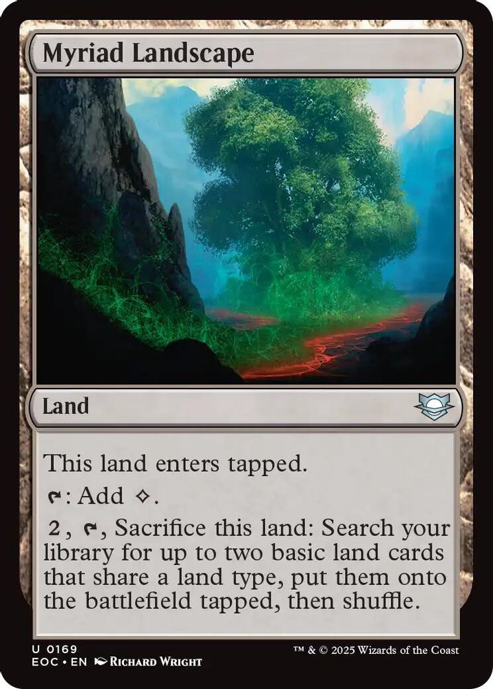 Myriad Landscape [Edge of Eternities Commander]