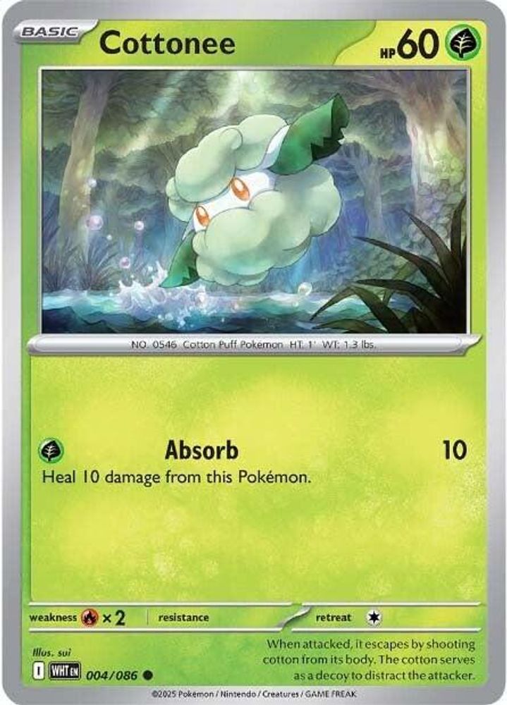 Cottonee (004/086) [Scarlet & Violet: White Flare]