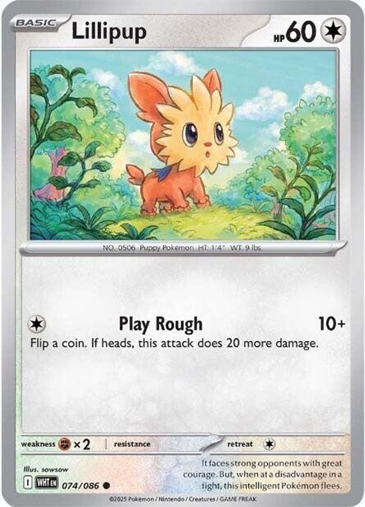 Lillipup (074/086) [Scarlet & Violet: White Flare]