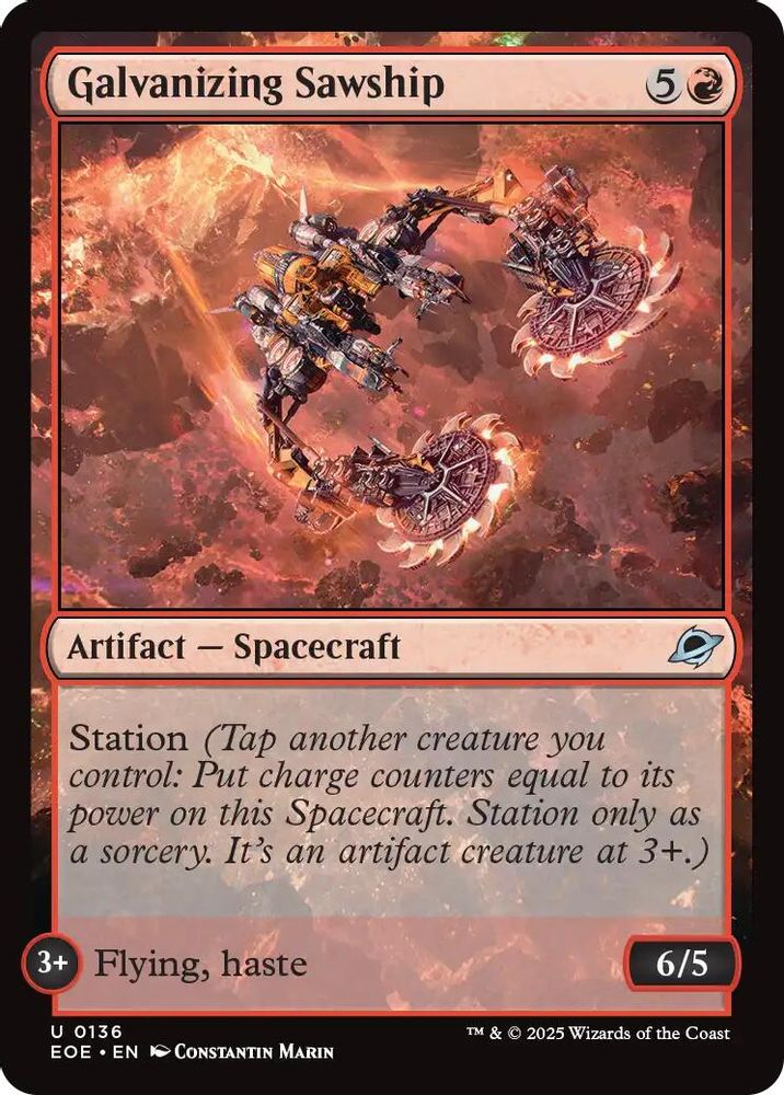 Galvanizing Sawship [Edge of Eternities]