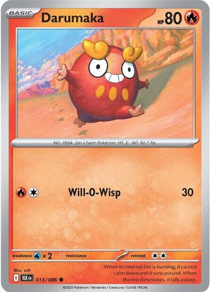 Darumaka (013/086) [Scarlet & Violet: Black Bolt]