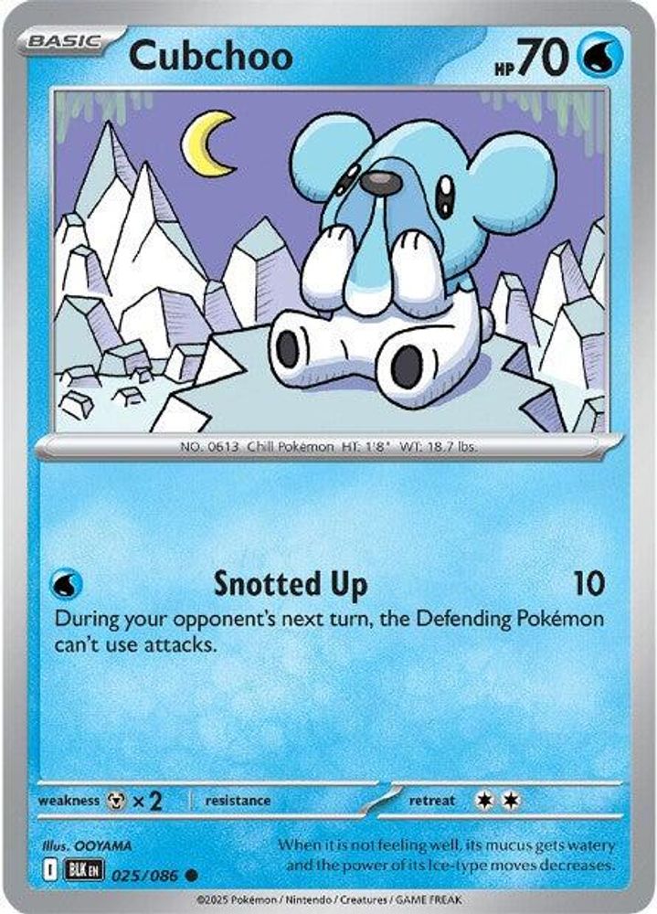 Cubchoo (025/086) [Scarlet & Violet: Black Bolt]