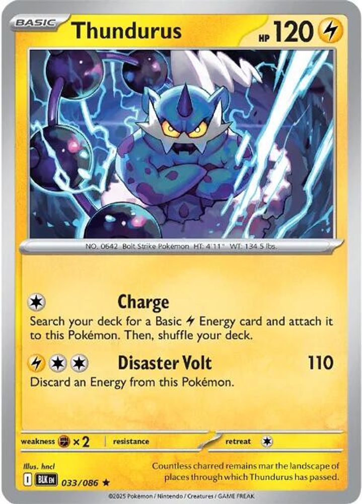 Thundurus (033/086) [Scarlet & Violet: Black Bolt]
