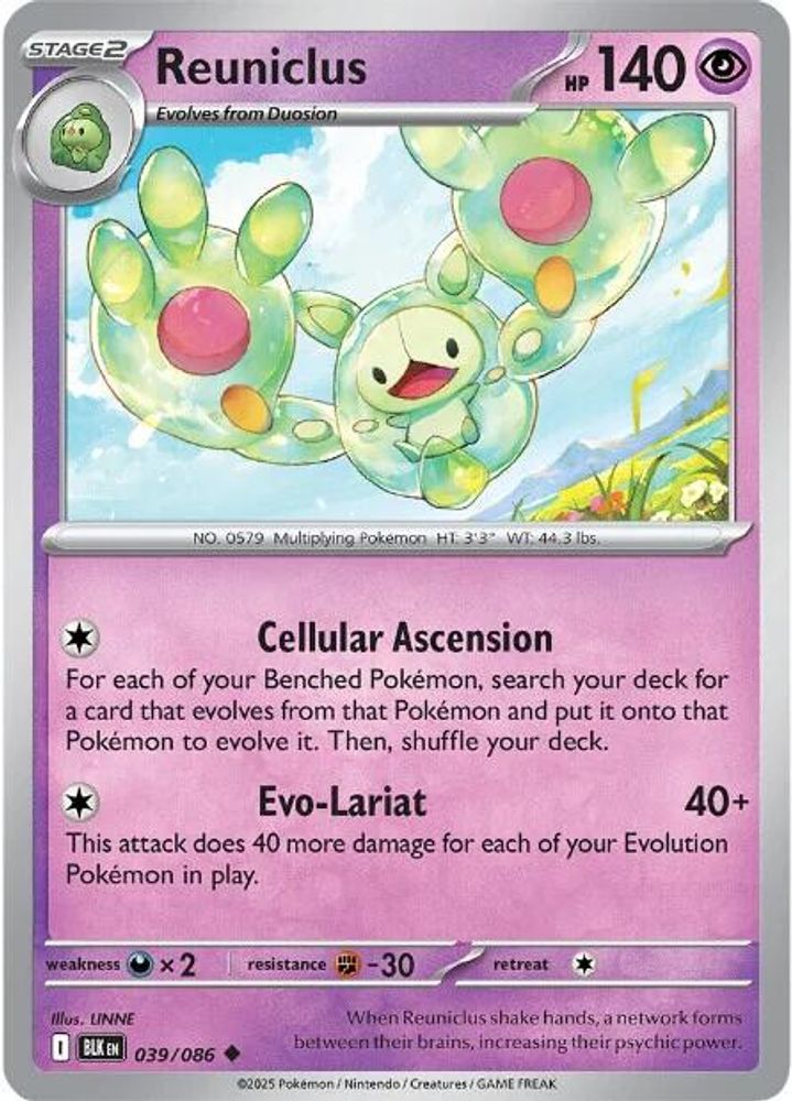 Reuniclus (039/086) [Scarlet & Violet: Black Bolt]