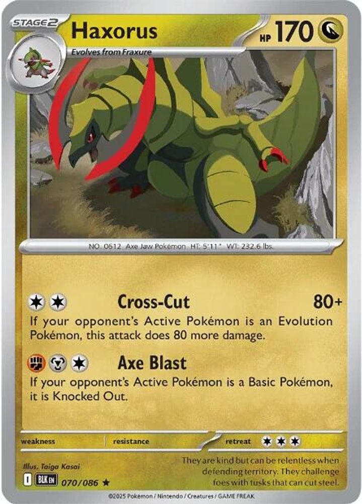 Haxorus (070/086) [Scarlet & Violet: Black Bolt]