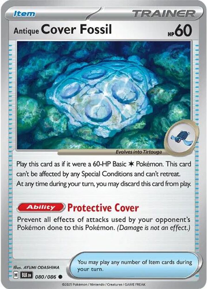 Antique Cover Fossil (080/086) [Scarlet & Violet: Black Bolt]