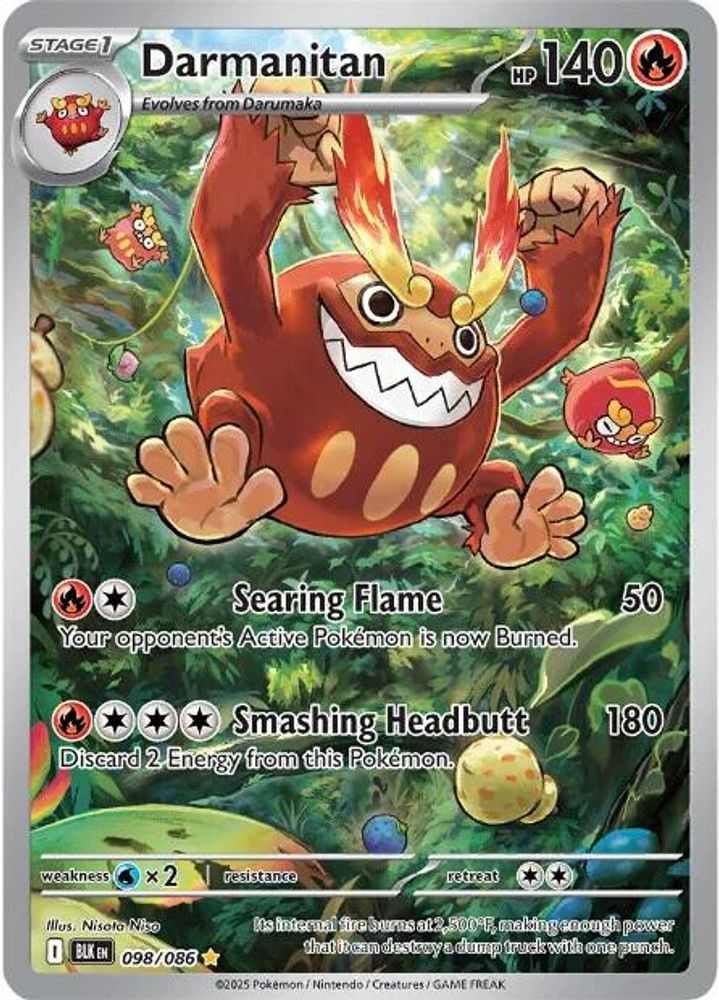 Darmanitan (098/086) [Scarlet & Violet: Black Bolt]