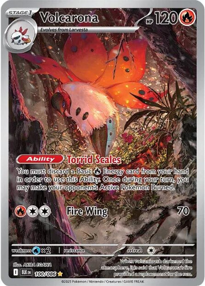 Volcarona (100/086) [Scarlet & Violet: Black Bolt]