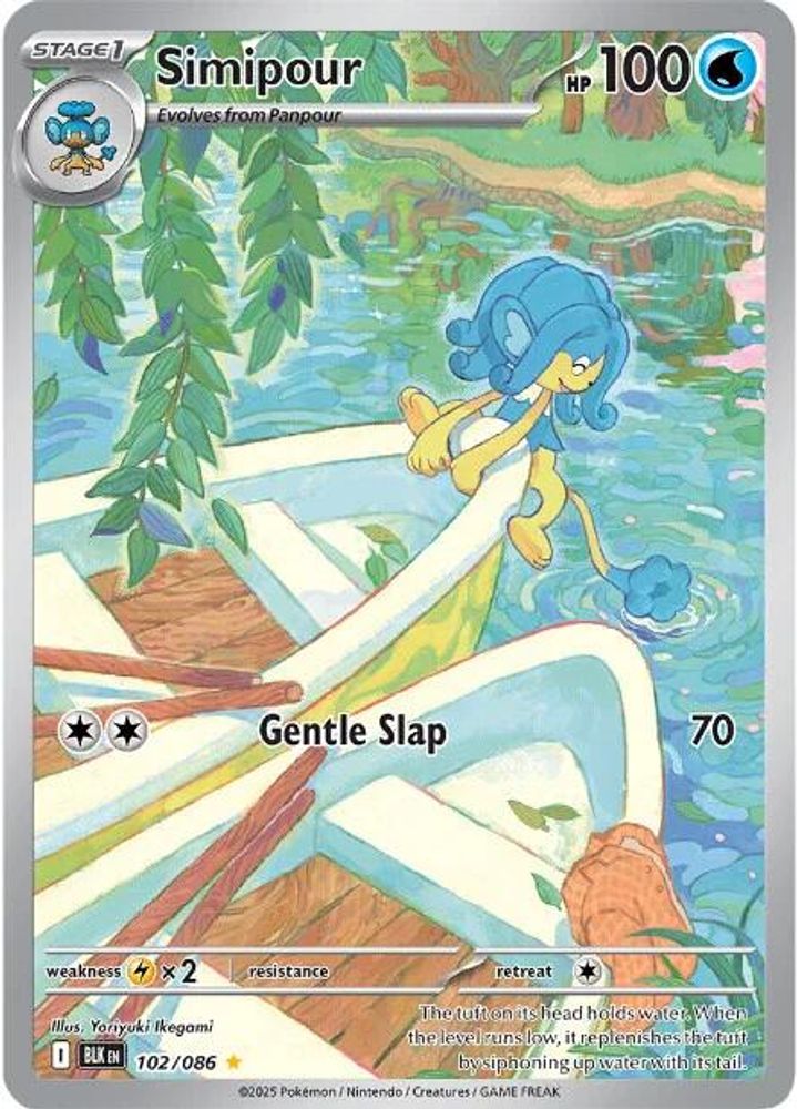 Simipour (102/086) [Scarlet & Violet: Black Bolt]