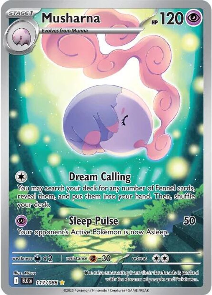 Musharna (117/086) [Scarlet & Violet: Black Bolt]