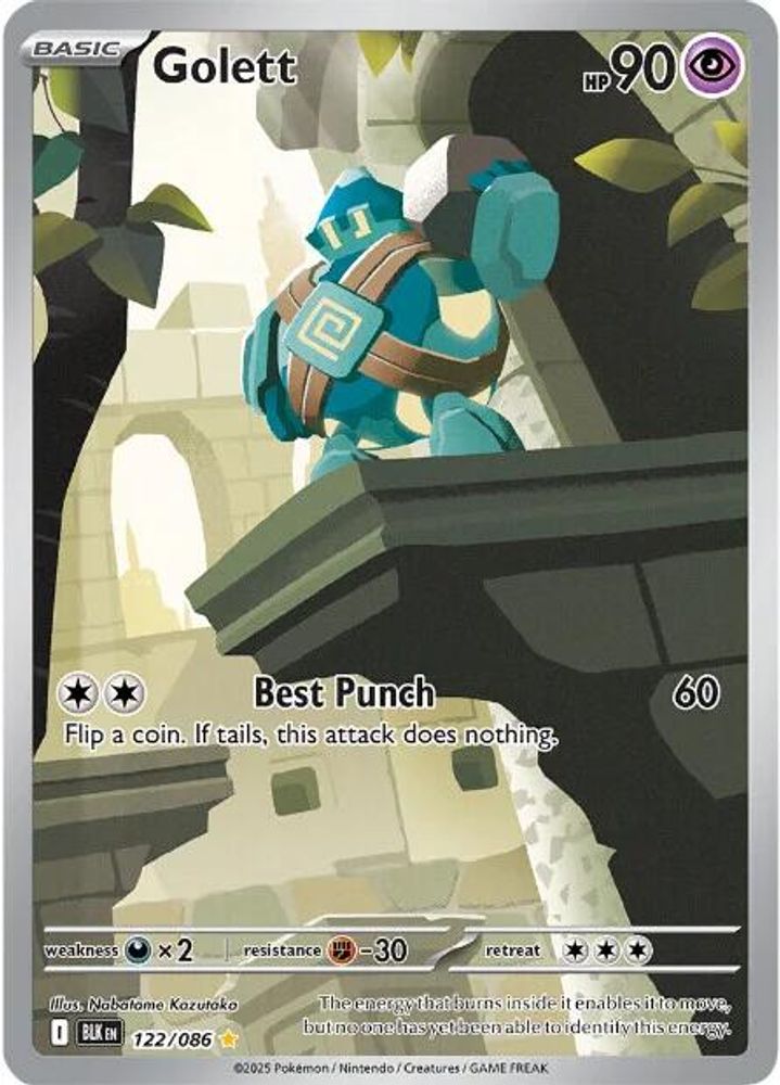 Golett (122/086) [Scarlet & Violet: Black Bolt]