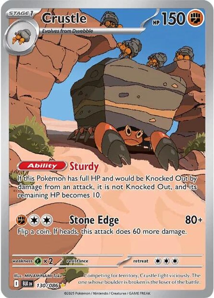 Crustle (130/086) [Scarlet & Violet: Black Bolt]