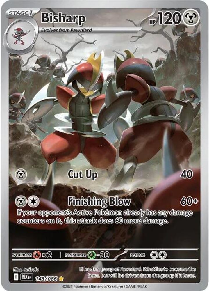 Bisharp (143/086) [Scarlet & Violet: Black Bolt]