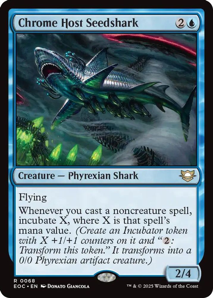 Chrome Host Seedshark [Edge of Eternities Commander]