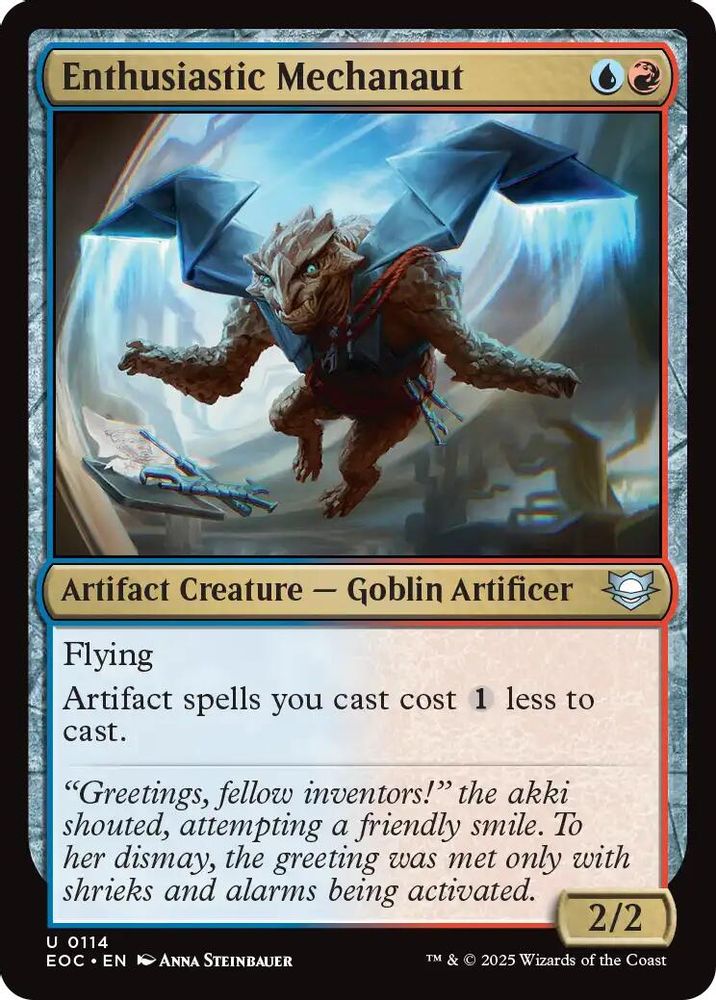 Enthusiastic Mechanaut [Edge of Eternities Commander]