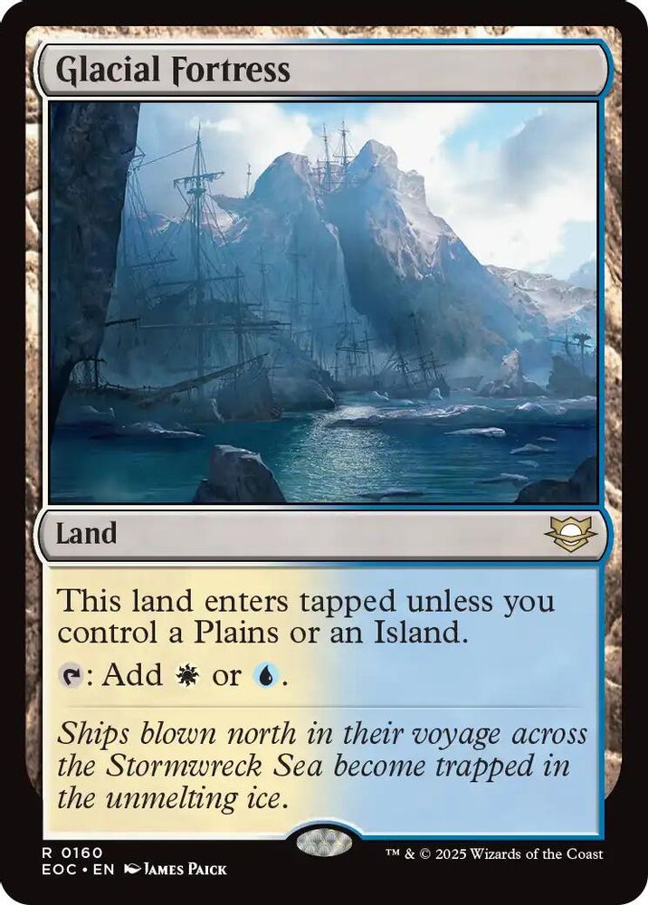 Glacial Fortress [Edge of Eternities Commander]