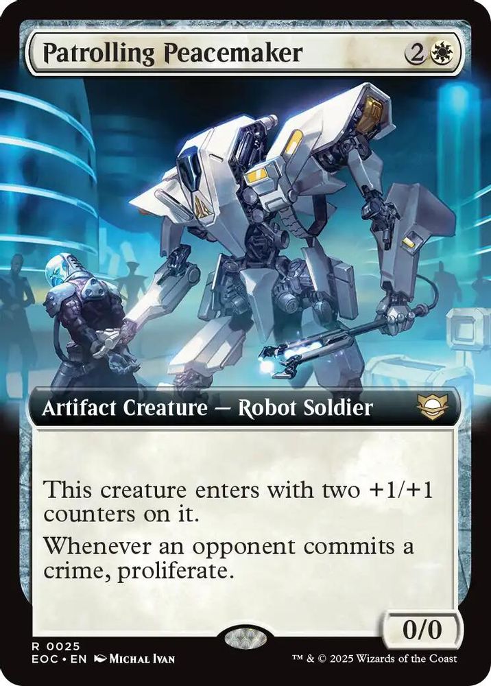 Patrolling Peacemaker (Extended Art) [Edge of Eternities Commander]